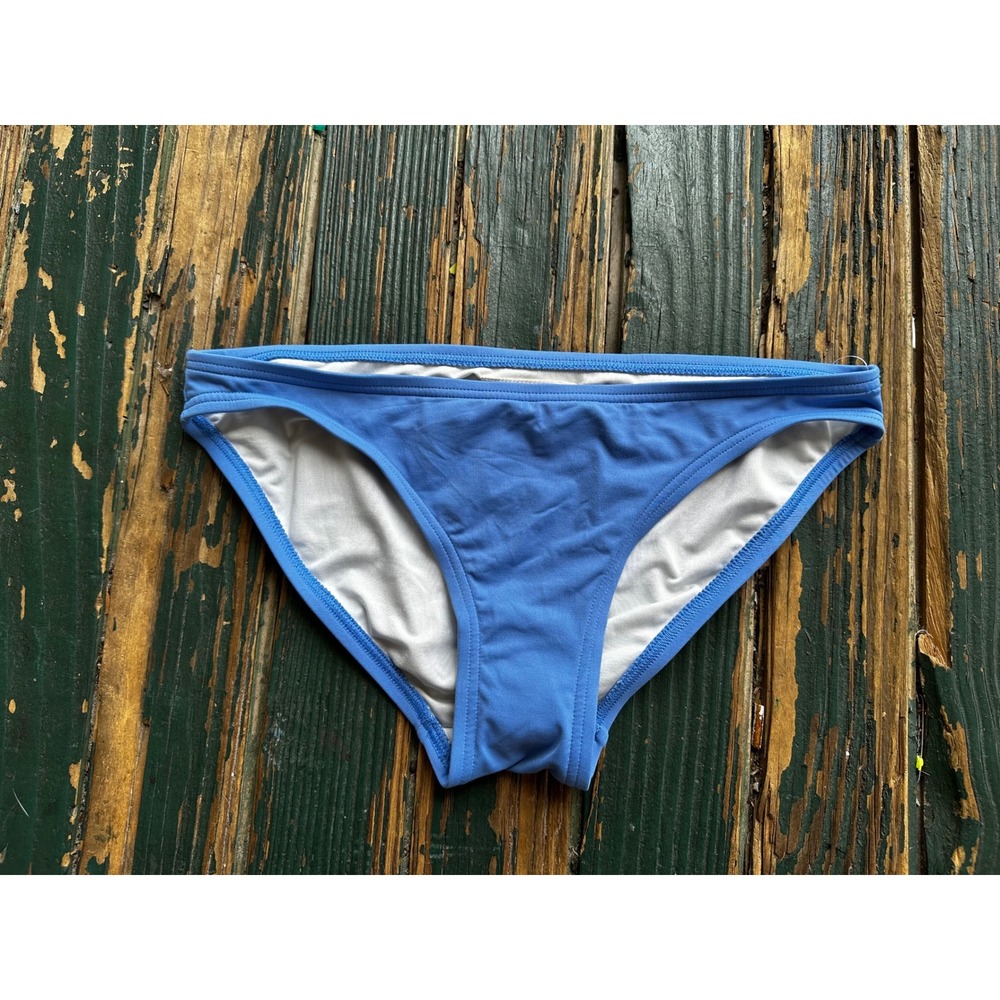 Michael Michael Kors Blue Bikini Bottom Low Rise Swim Brief XS RN85736‎